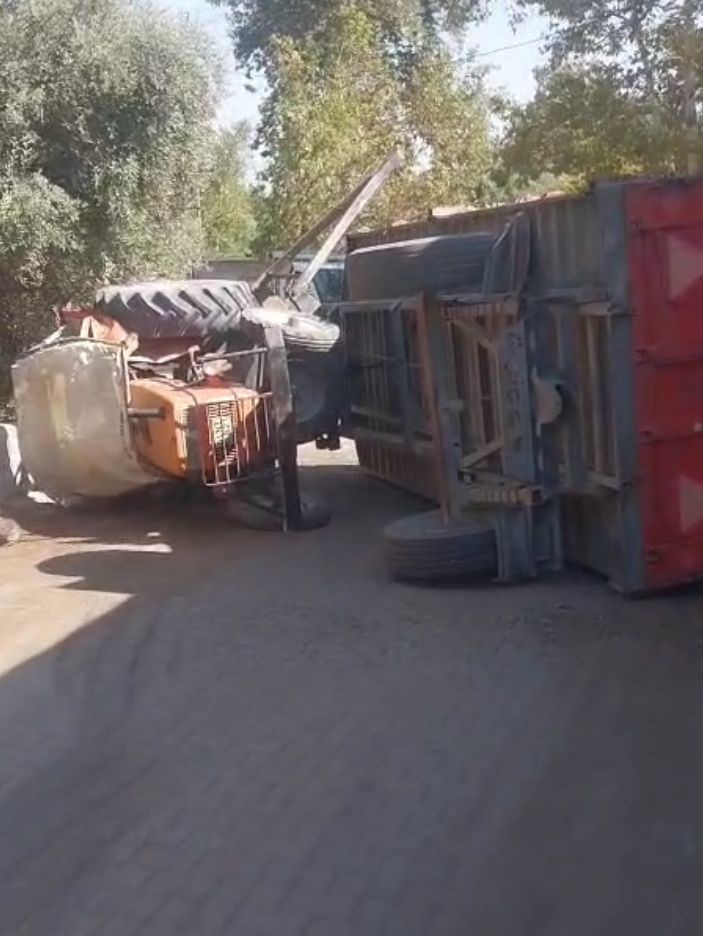 Kozan'daki traktör kazasında 1 kişi yaralandı   