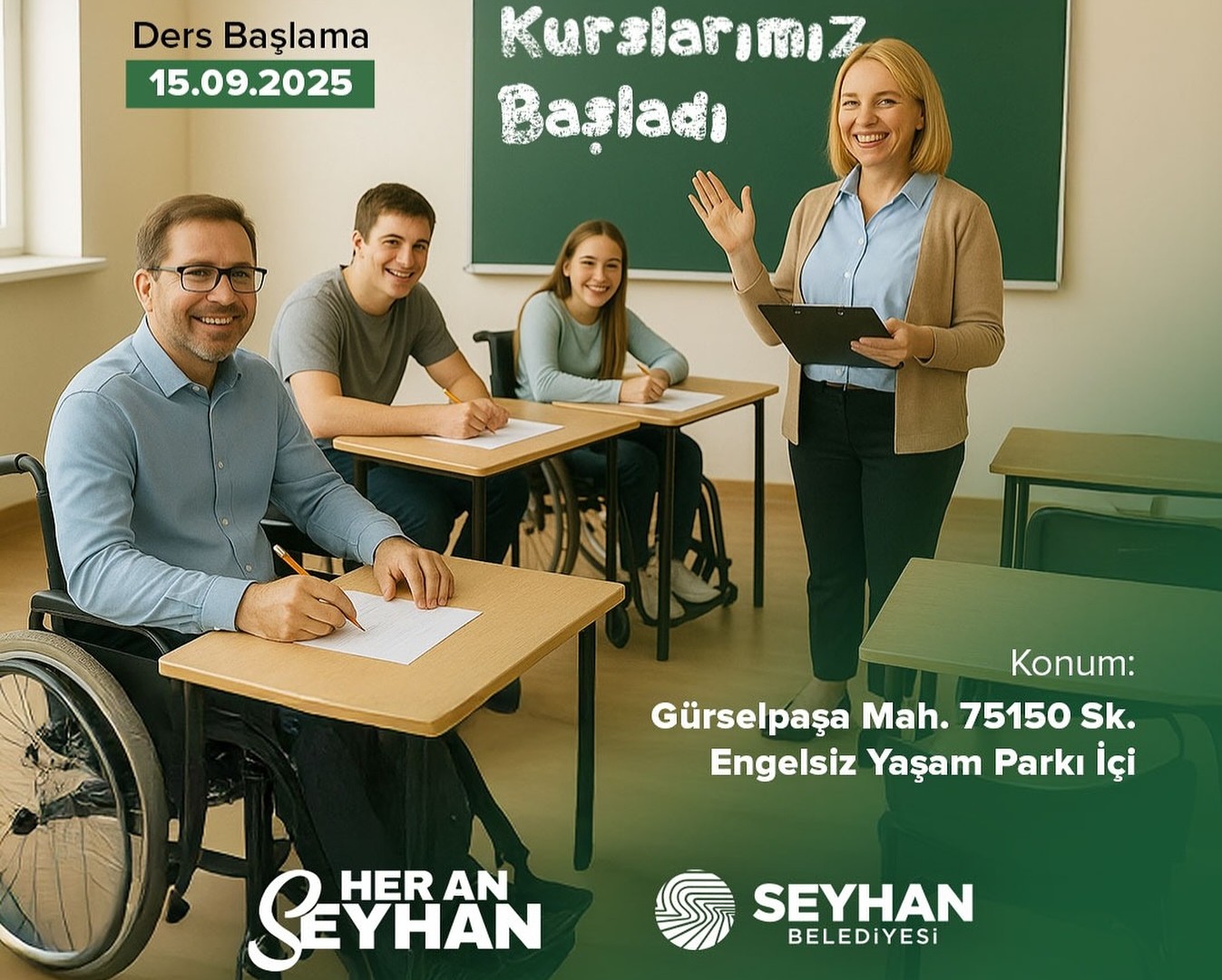 Seyhan Belediyesi'nden, engelli vatandaşlara destek