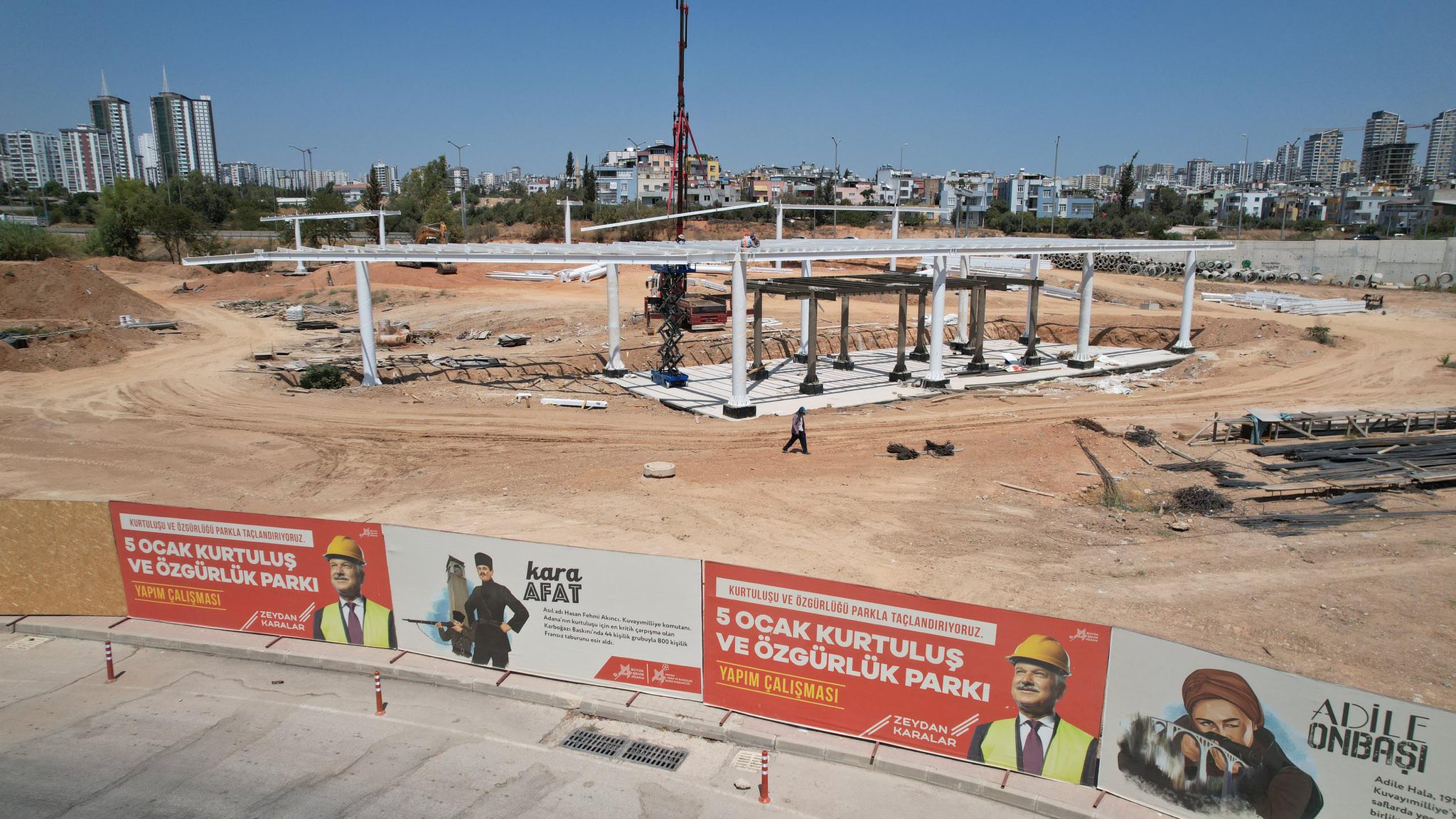 Adana’ya yeni nefes: 38 bin metrekarelik park projesi yükseliyor 