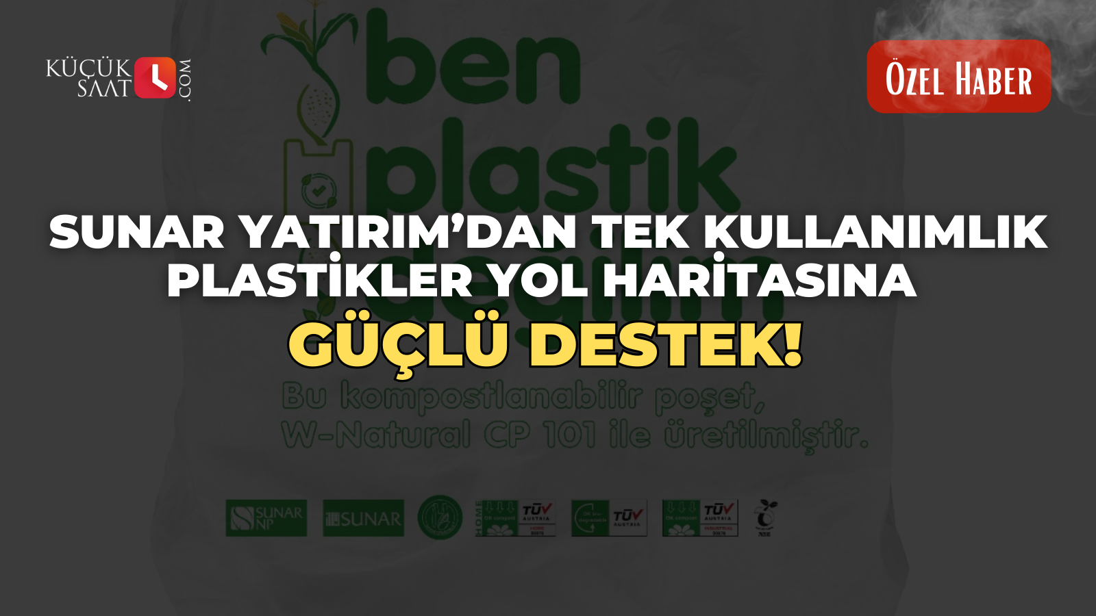 Sunar Yatırım’dan Tek Kullanımlık Plastikler Yol Haritasına Güçlü Destek