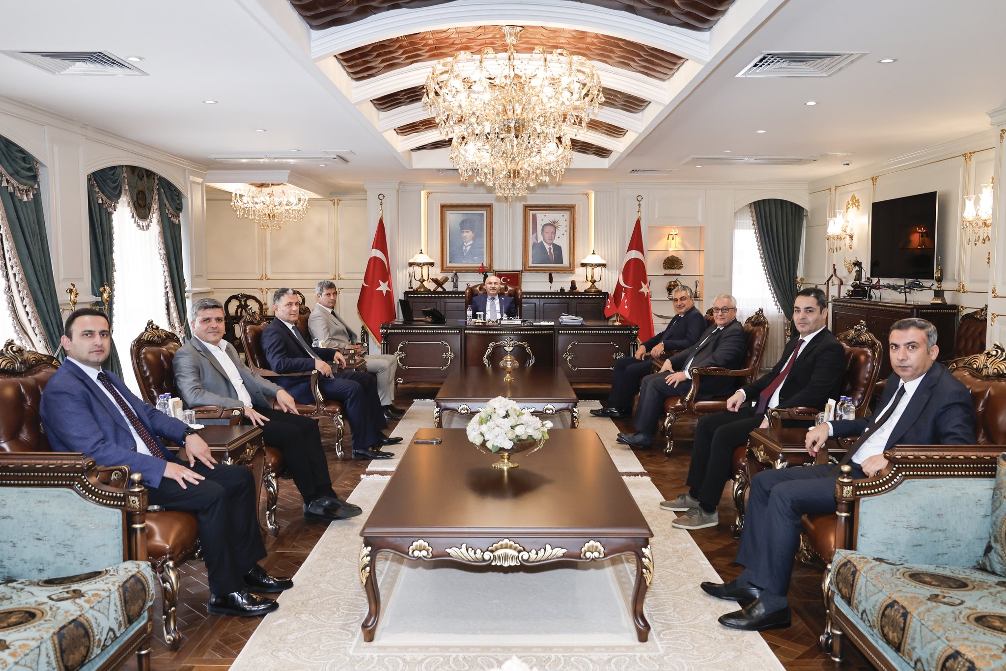 Mülkiye Müfettişlerinden, Vali Köşger’e ziyaret