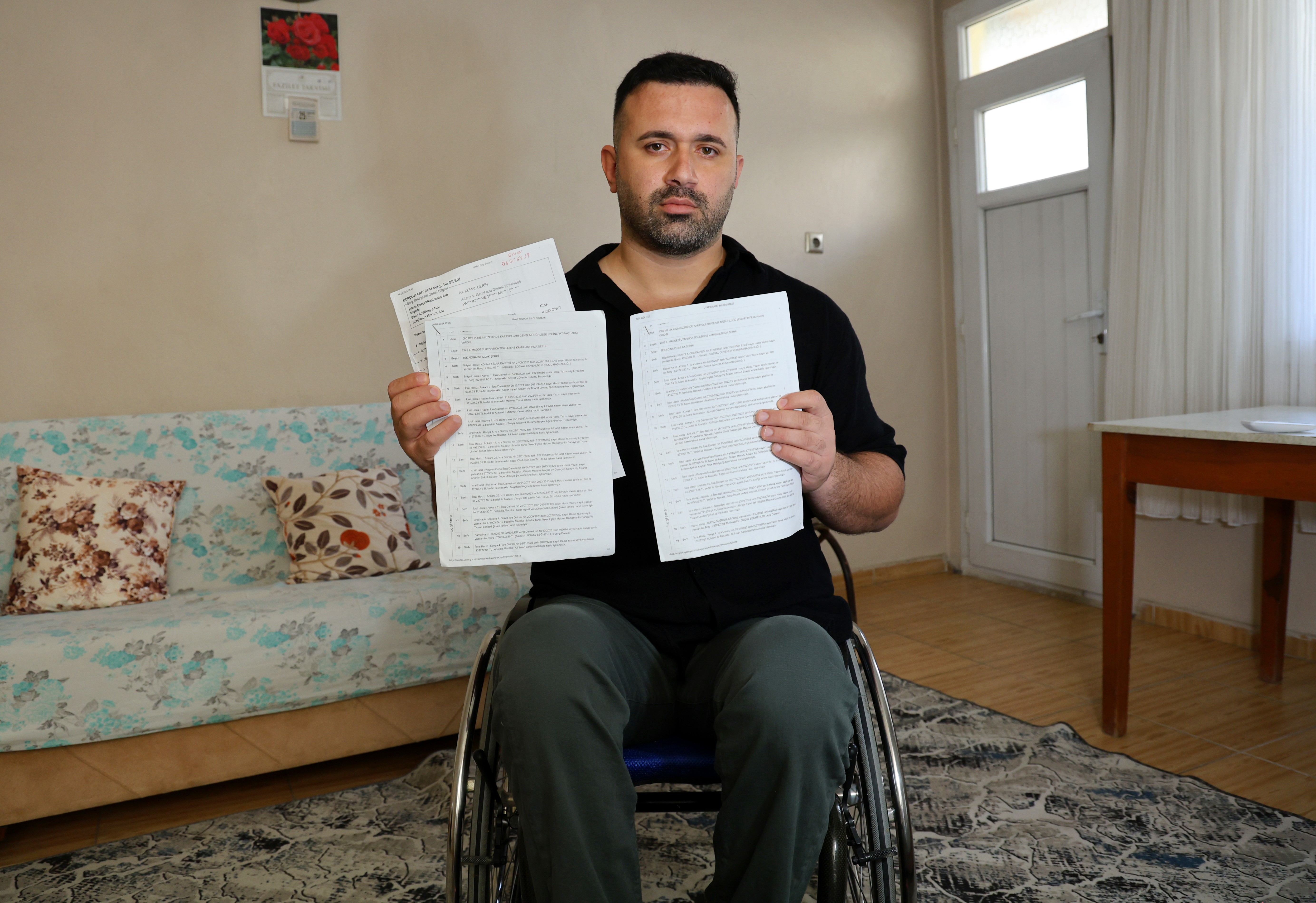 İş kazası sonucu felç kaldı, kazandığı 15 milyonluk tazminatı 6 yıldır alamadı