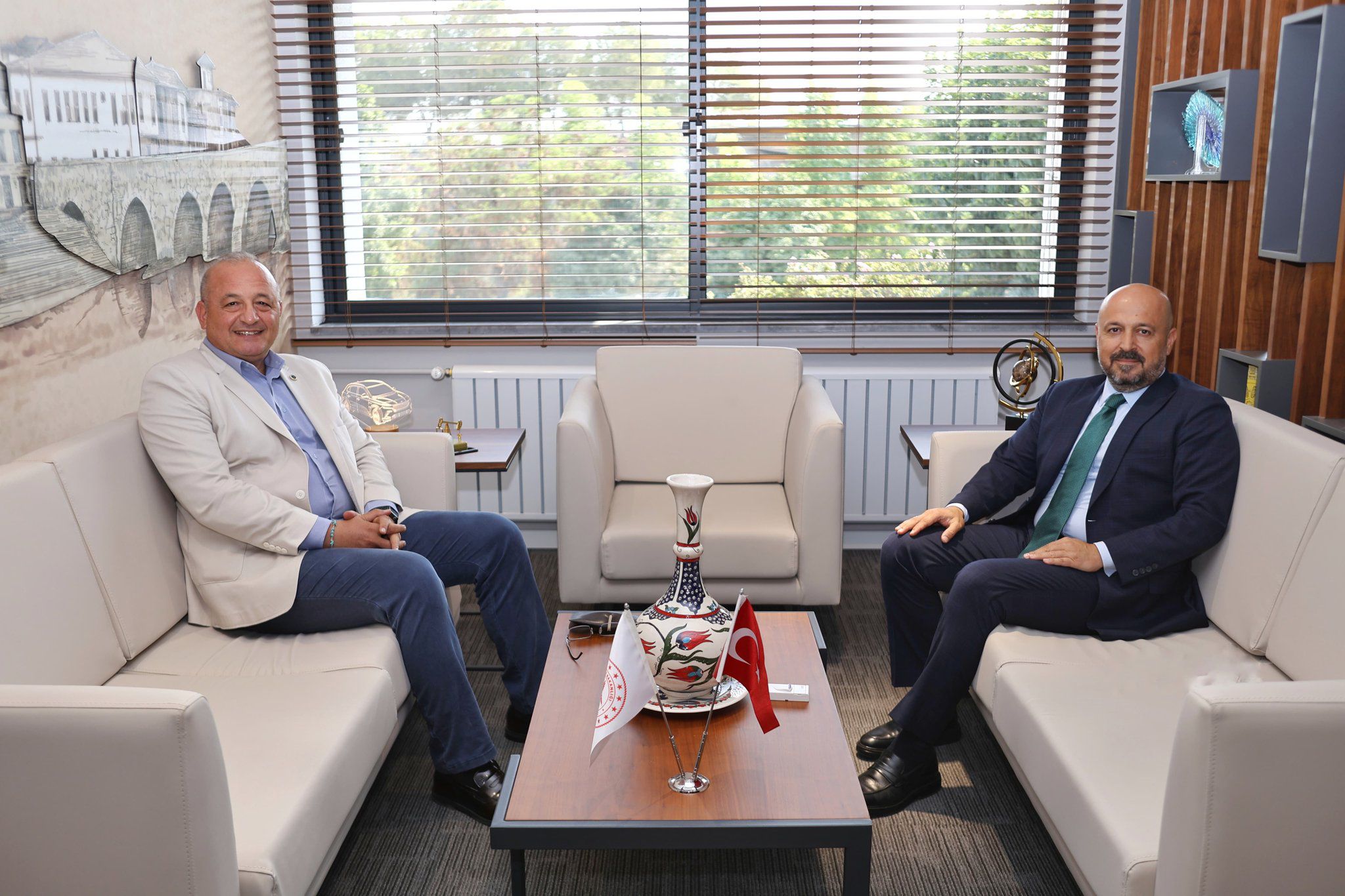 Nacar ve rektör Koç işbirliği konuştu