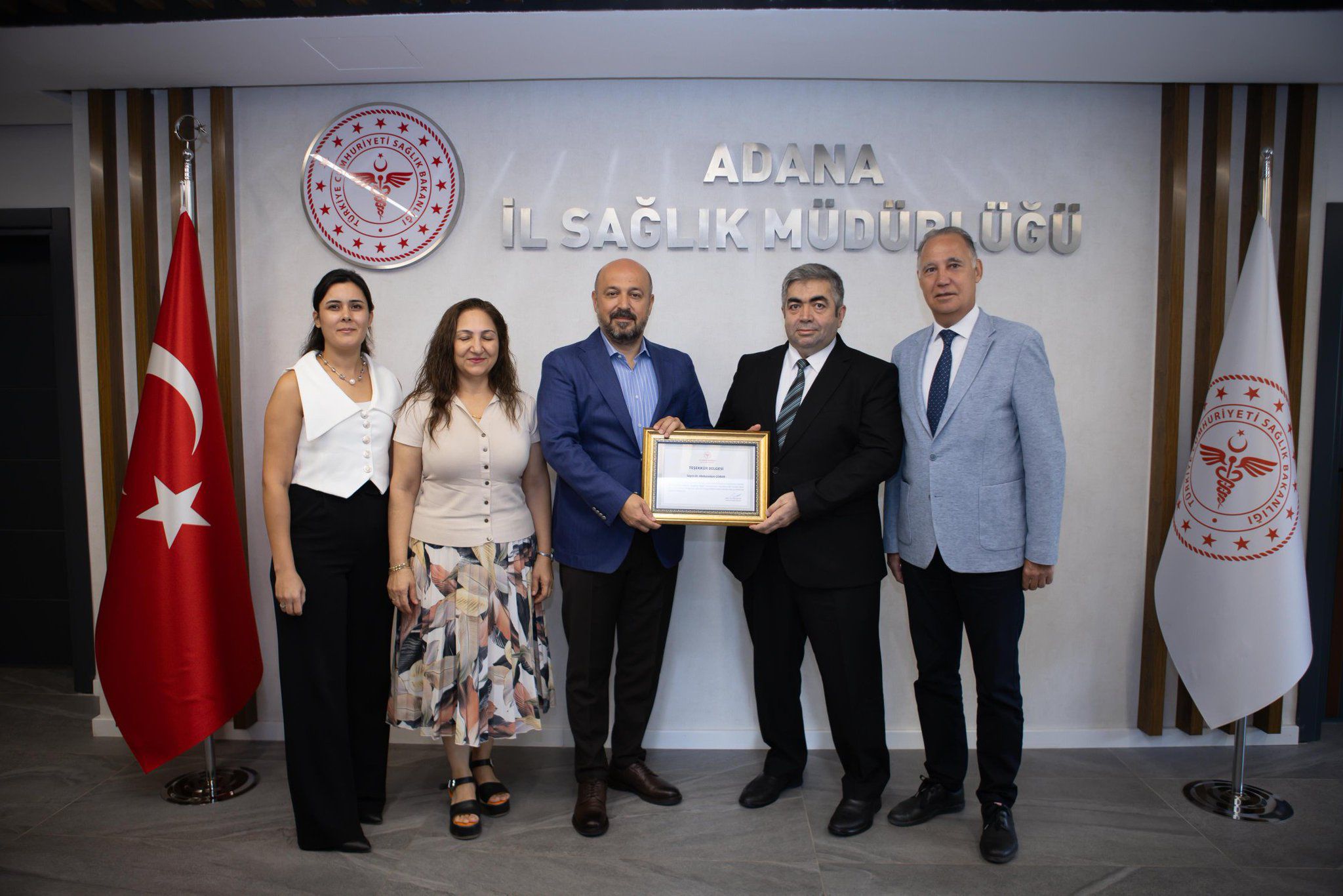 Halil Nacar’dan teşekkür belgesi