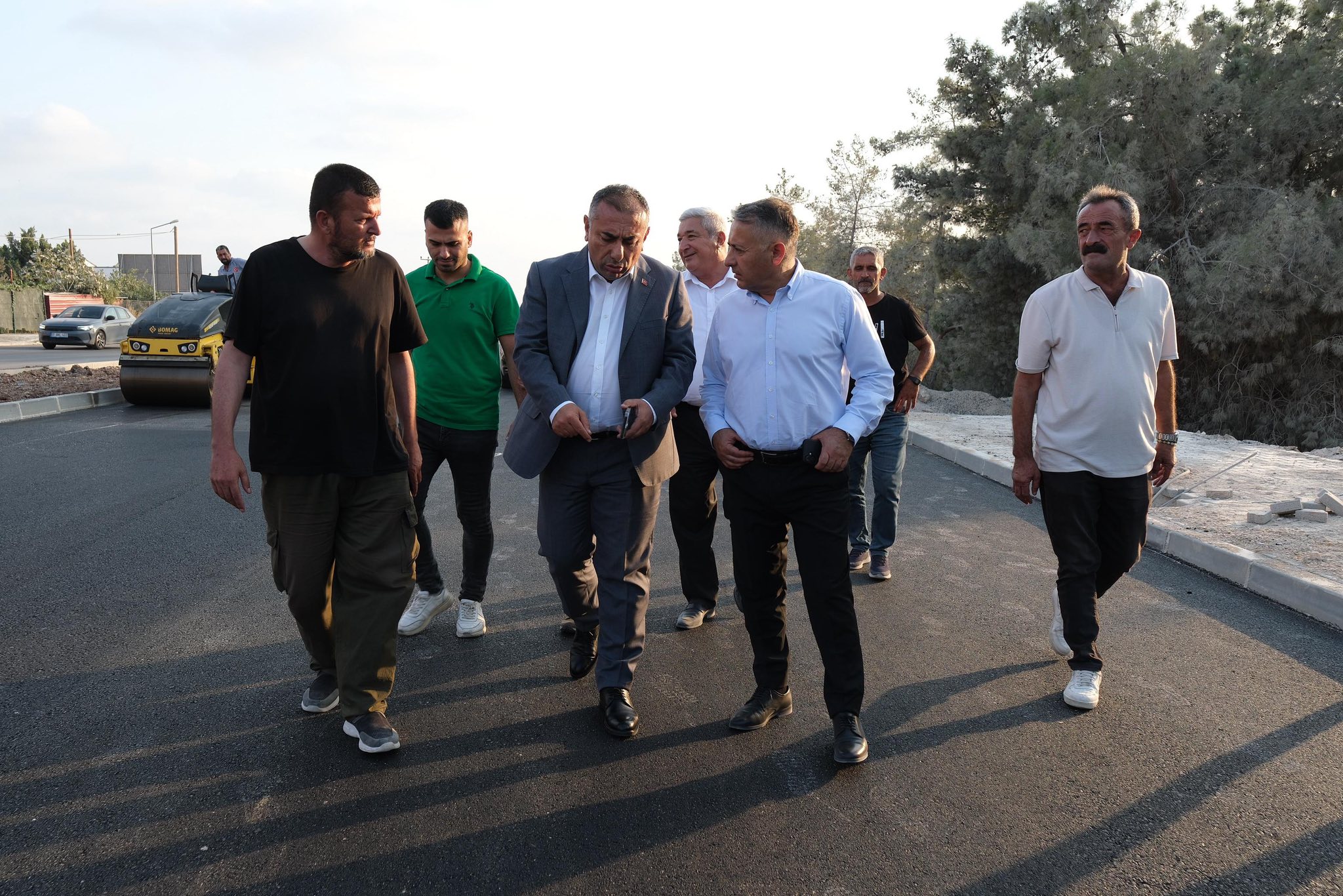 Buruk TOKİ’de, asfalt yenileme çalışması