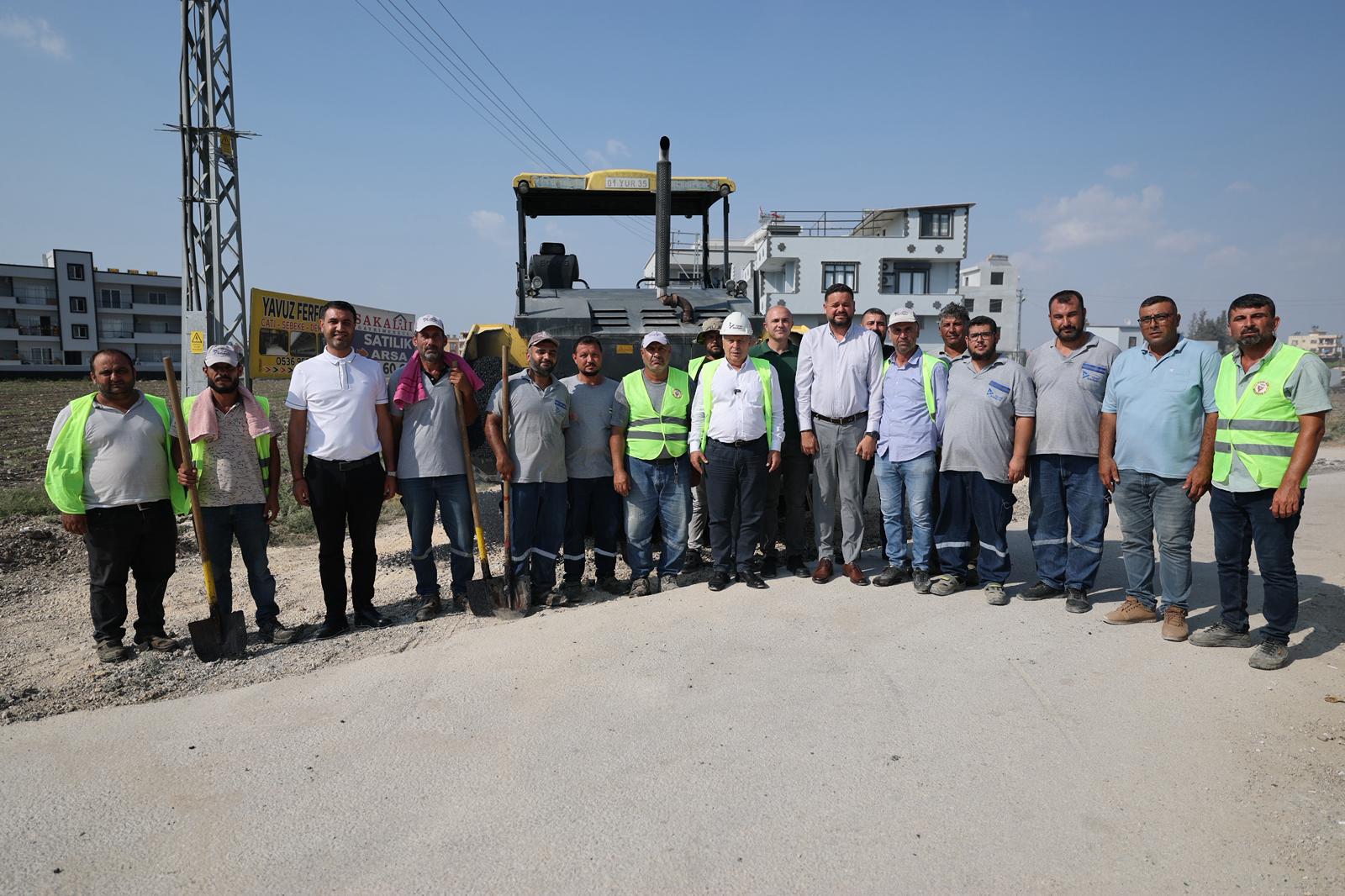 Başkan Demirçalı Asfalt Çalışmalarını Yerinde İnceledi