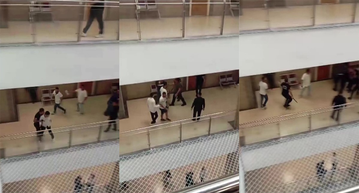 Adana Adliyesi'nde iki grup arasında kavga