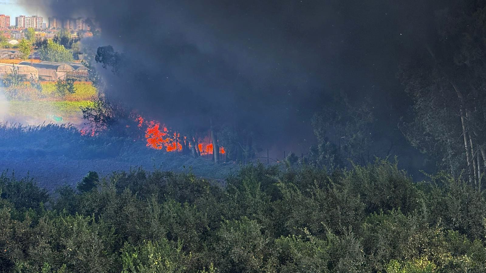 Adana'da geri dönüşüm fabrikasında yangın çıktı