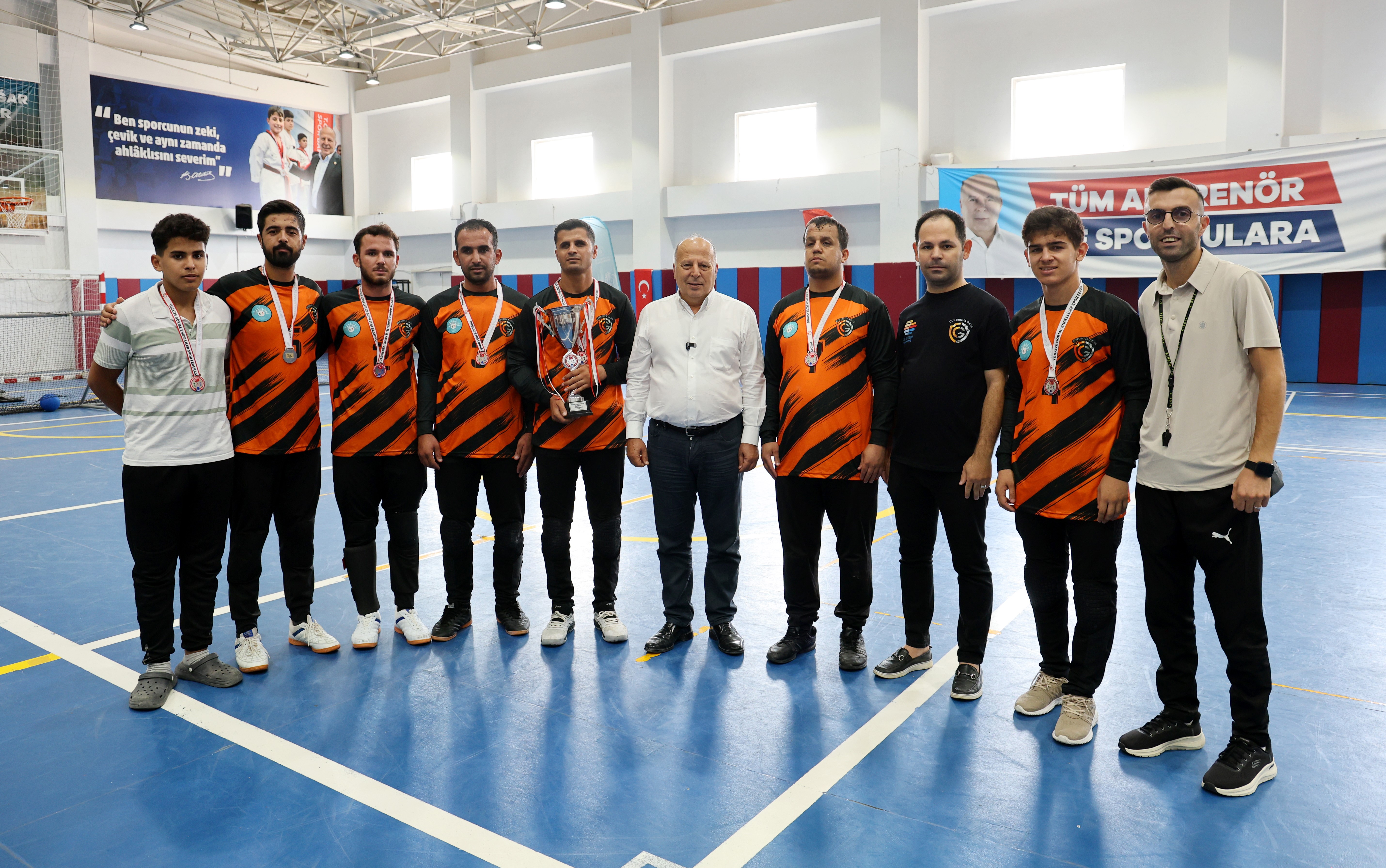Görme engelli gençler, Goalball'da Türkiye 2'ncisi oldu   