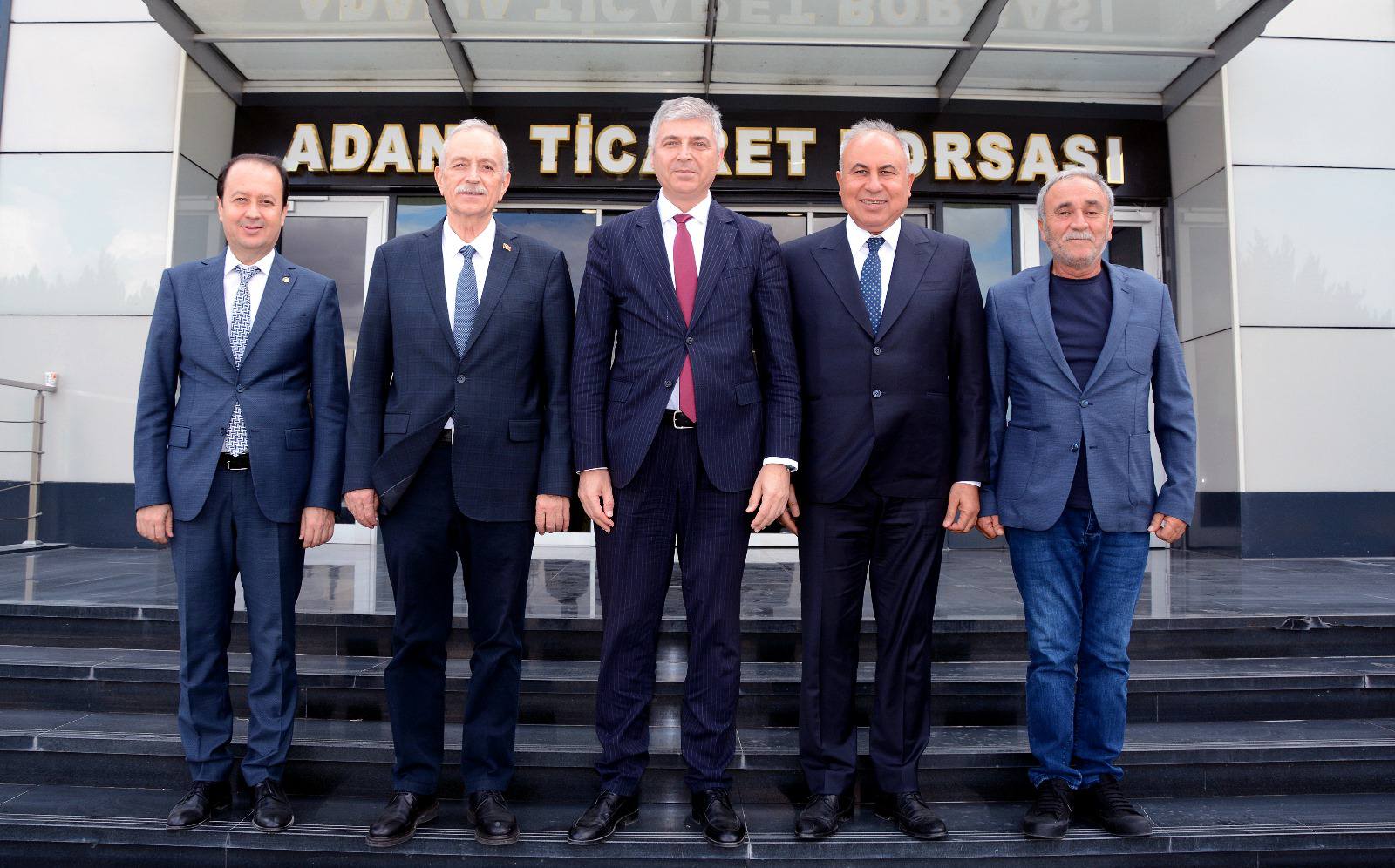 Adana İl Tarım Müdürü Bayazıt’tan, Ticaret Borsası’na ziyaret 