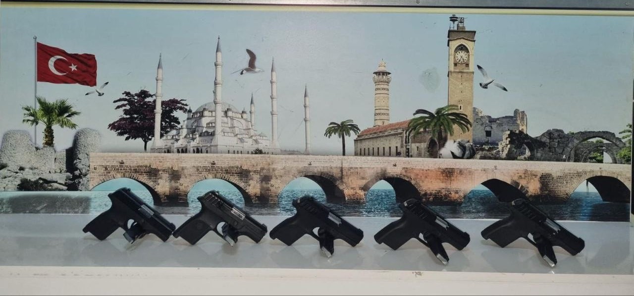 5 ruhsatsız tabanca yakalatan şüpheli tutuklandı