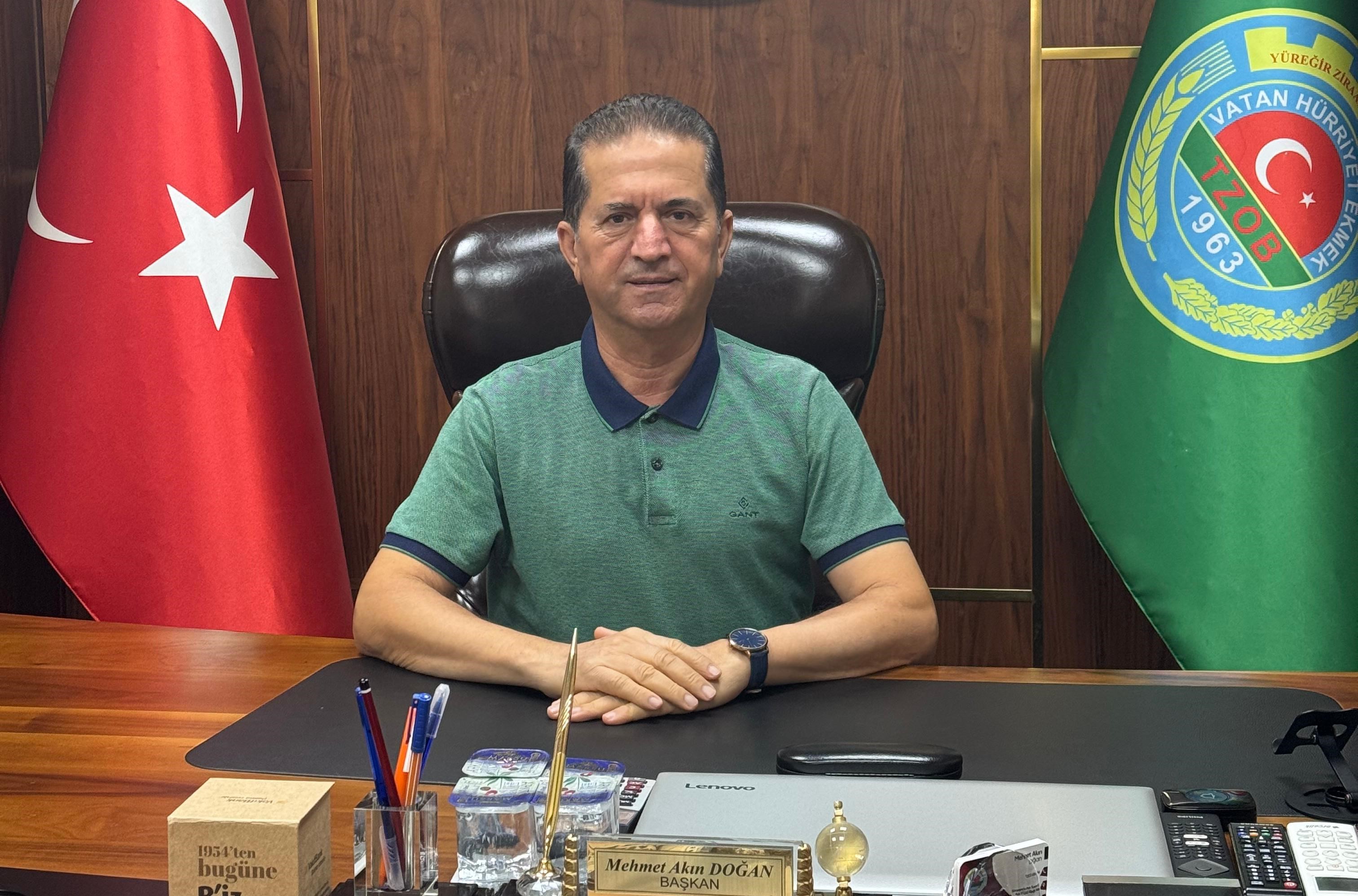 Yüreğir Ziraat Odası Başkanı Doğan, "Tarımın geleceği çiftçinin elinde"   