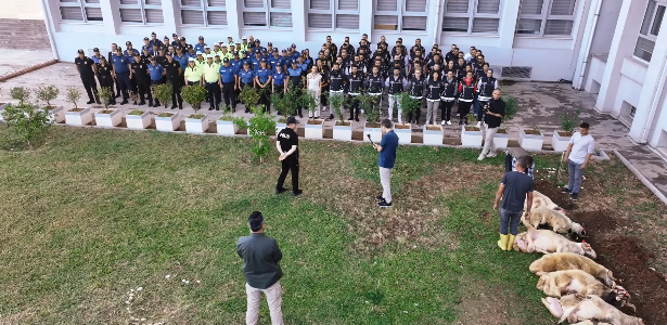 Adana Emniyeti, operasyonlar başarılı geçince kurban kesti