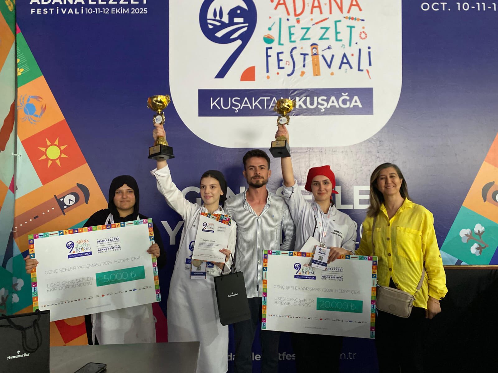 Genç Şefler, Adana Lezzet Festivali’nde gururlandırdı