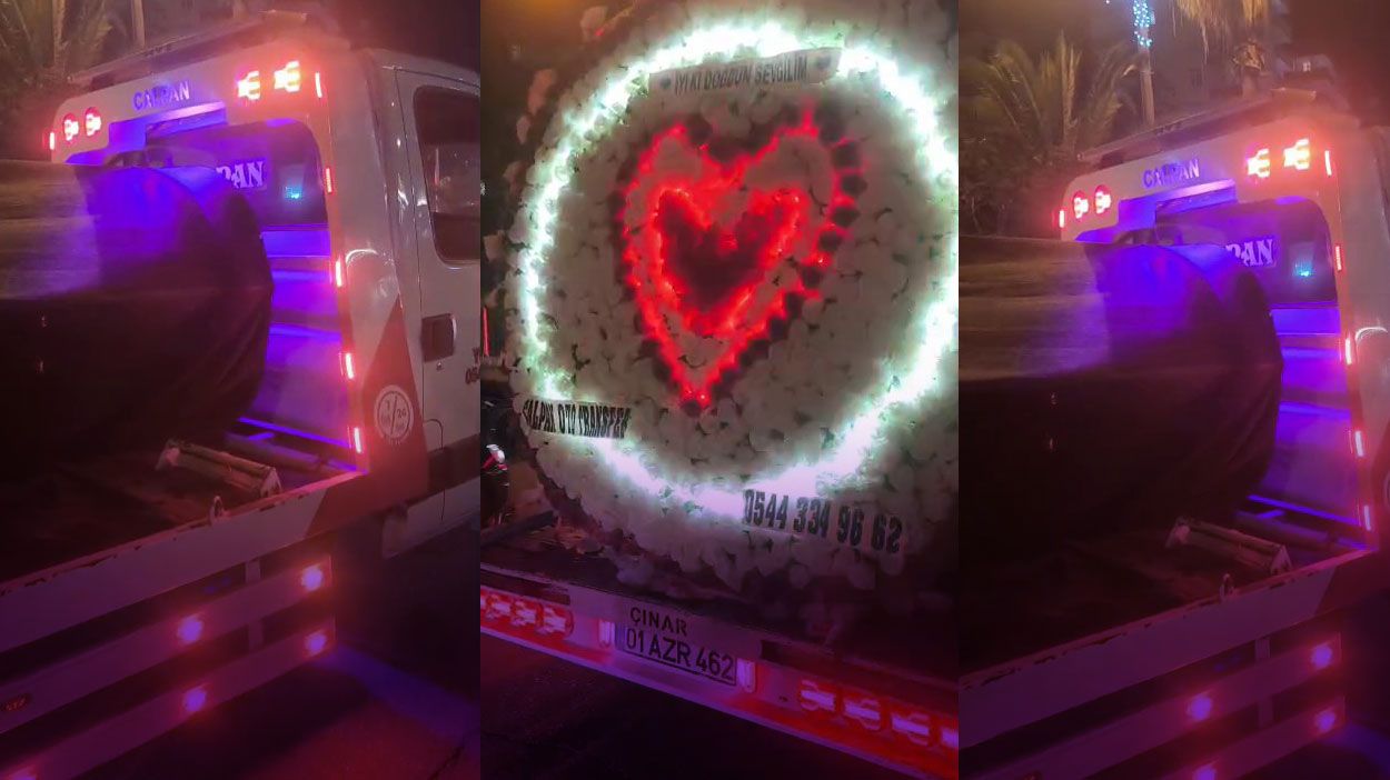 Çekiciyle trafikte "İyi ki doğdun sevgilim" sürprizi pahalıya patladı