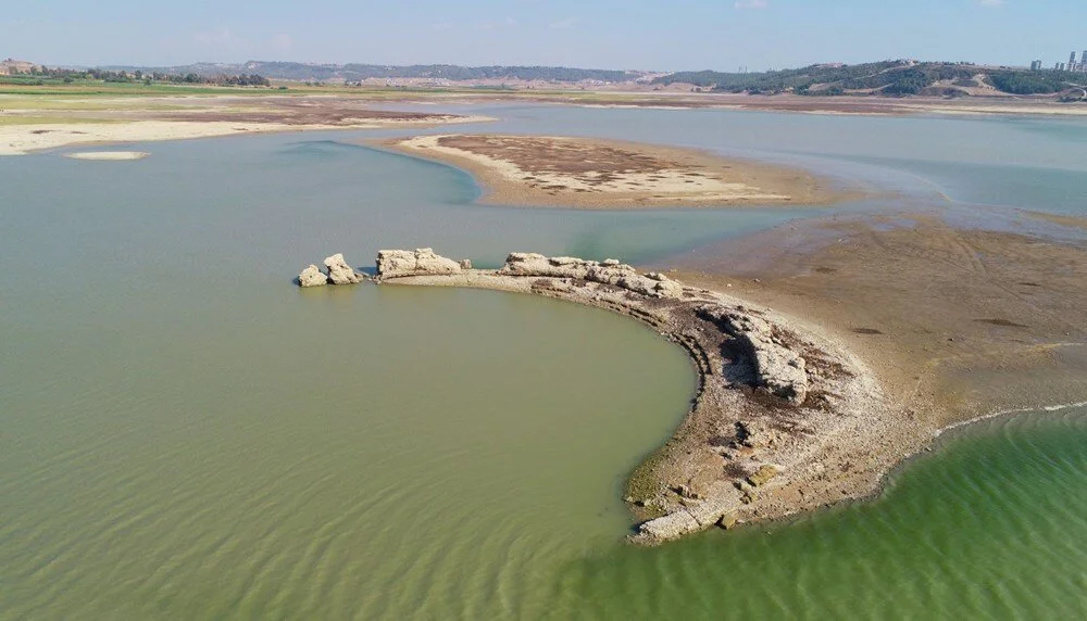Sular çekilince ortaya çıkan 2 bin yıllık tarih: Augusta Antik Kenti
