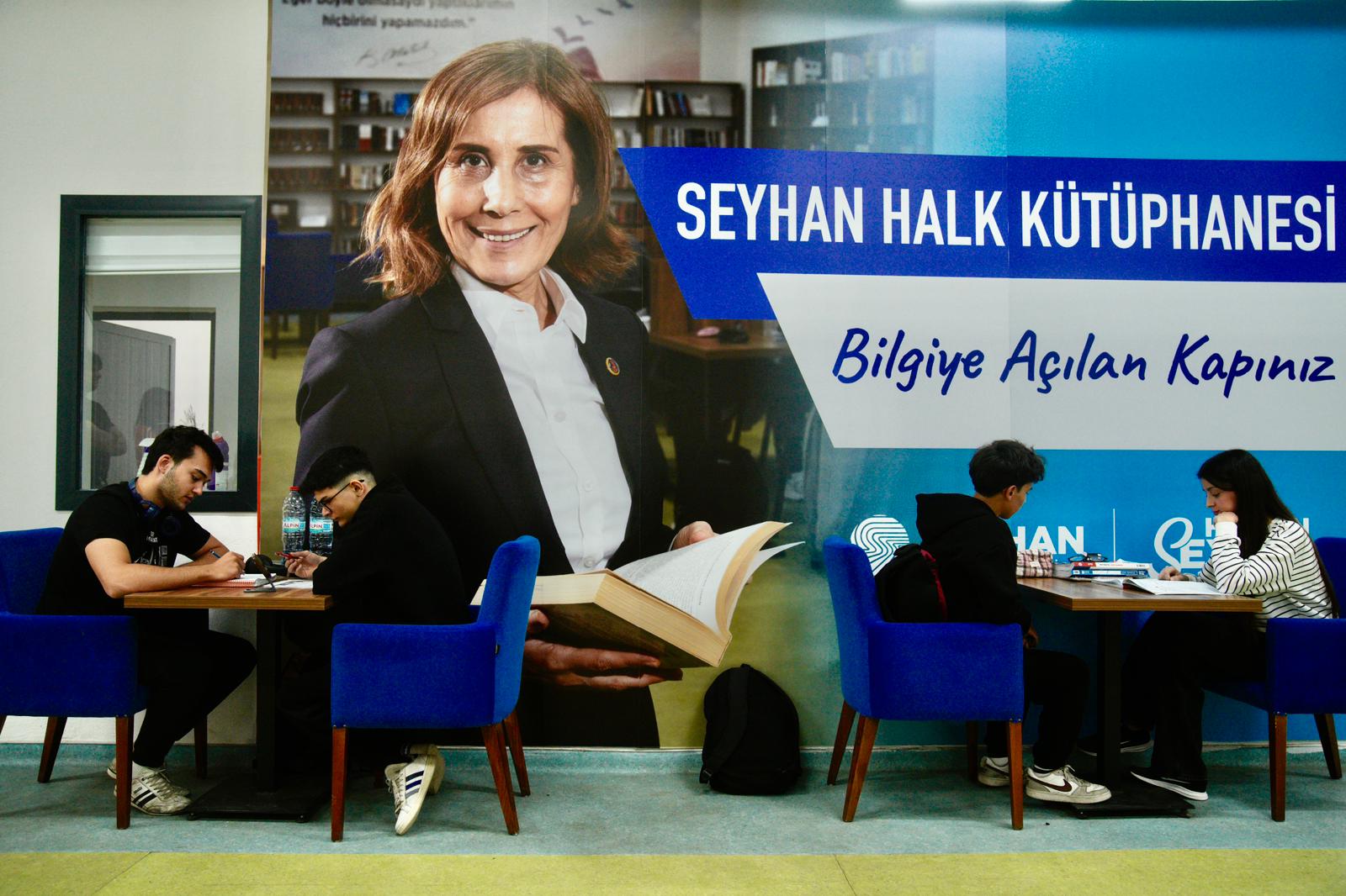 Seyhan Belediyesi Kütüphanesi, öğrencilerin eğitim merkezi oldu