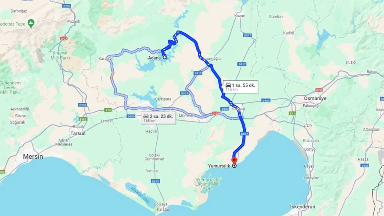Adana–Yumurtalık arasına duble yol!