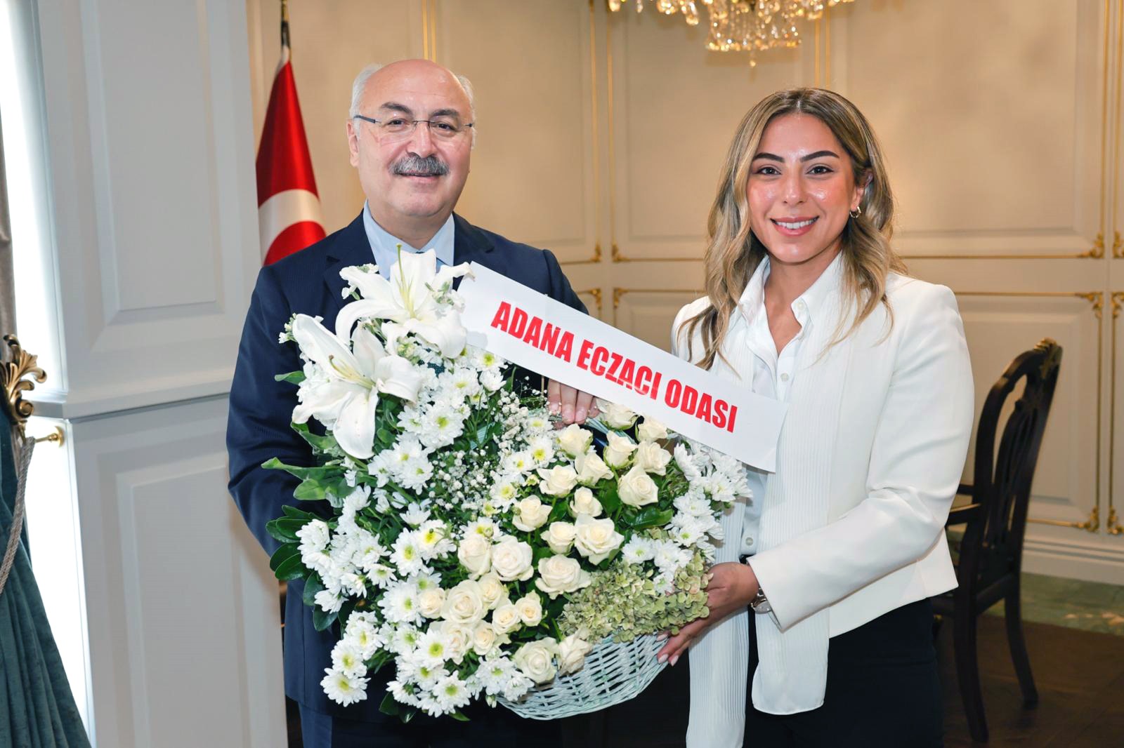 Adana Eczacı Odası'nın, yeni yönetiminden ziyaret turu