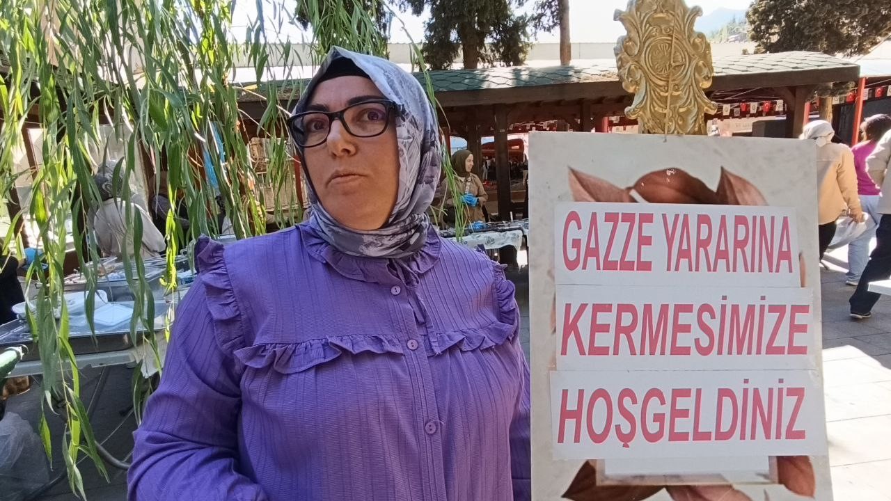 Saimbeyli'de kadınlar Gazze için tek yürek oldu