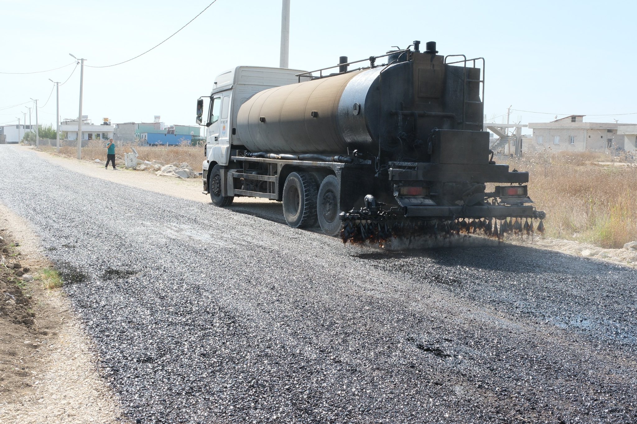 Yüreğir Koza Mahallesi’nde, yol çalışmaları başladı