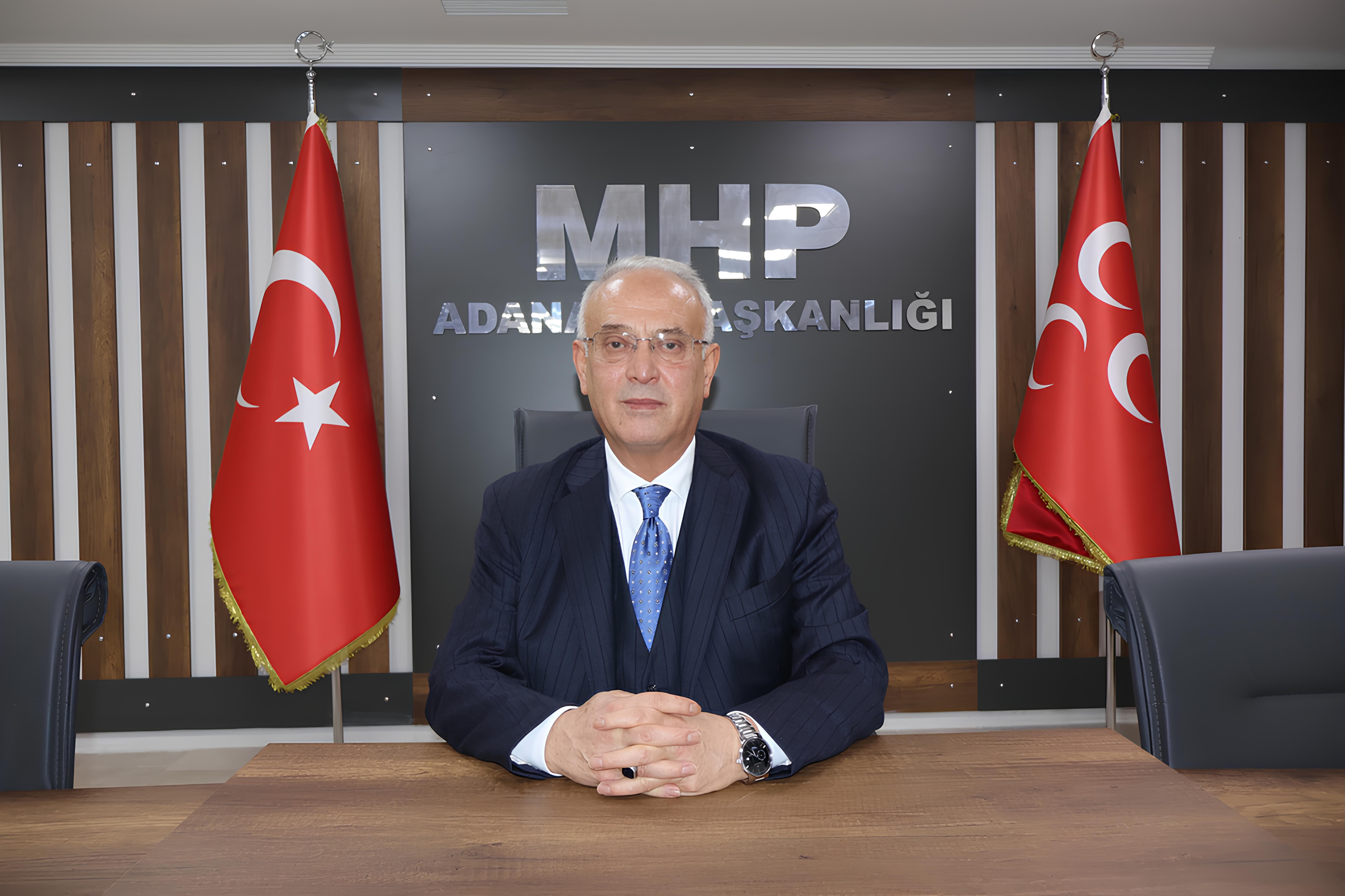 MHP Adana İl Başkanı Kanlı, "Cumhuriyet bizlere bırakılan en büyük mirastır"