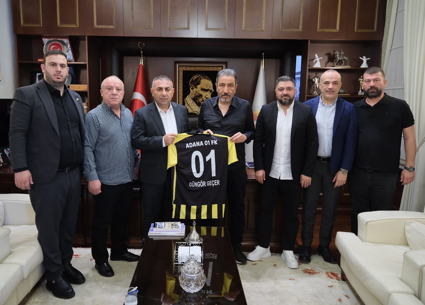 Adana 01 FK’dan, belediyelere ziyaret