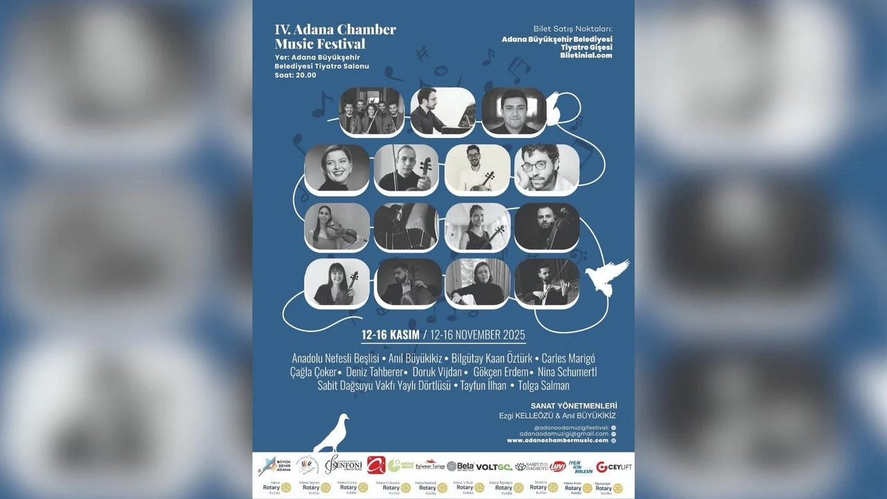 Adana, "Oda Müziği"nin zarafetiyle buluşuyor!