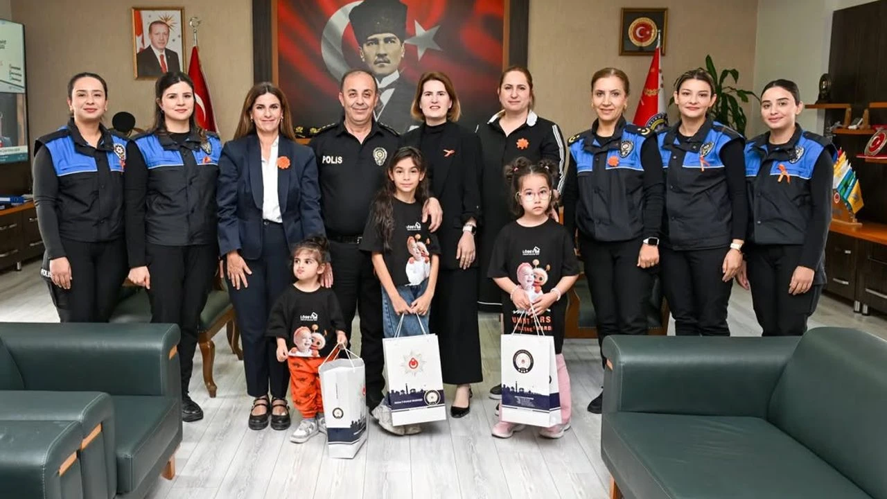 Adana Emniyeti’nden lösemili çocuklara yürek ısıtan ziyaret