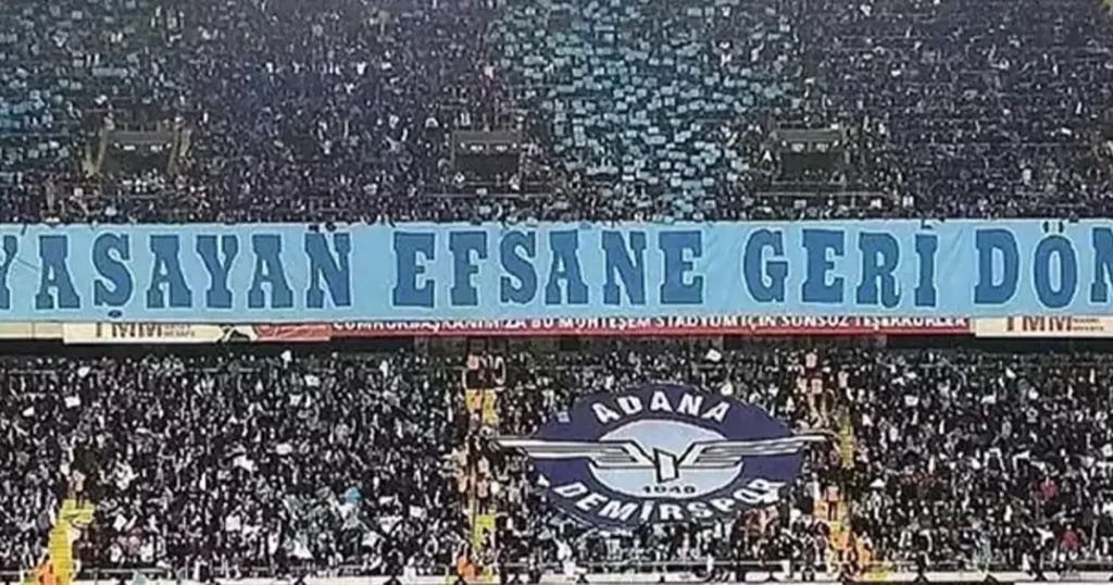 Adana Demirspor taraftarı Türkiye gündemine giriş yaptı