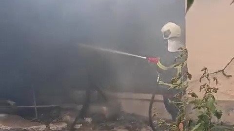 Engelli yaşlı kadın, yangında hayatını kaybetti