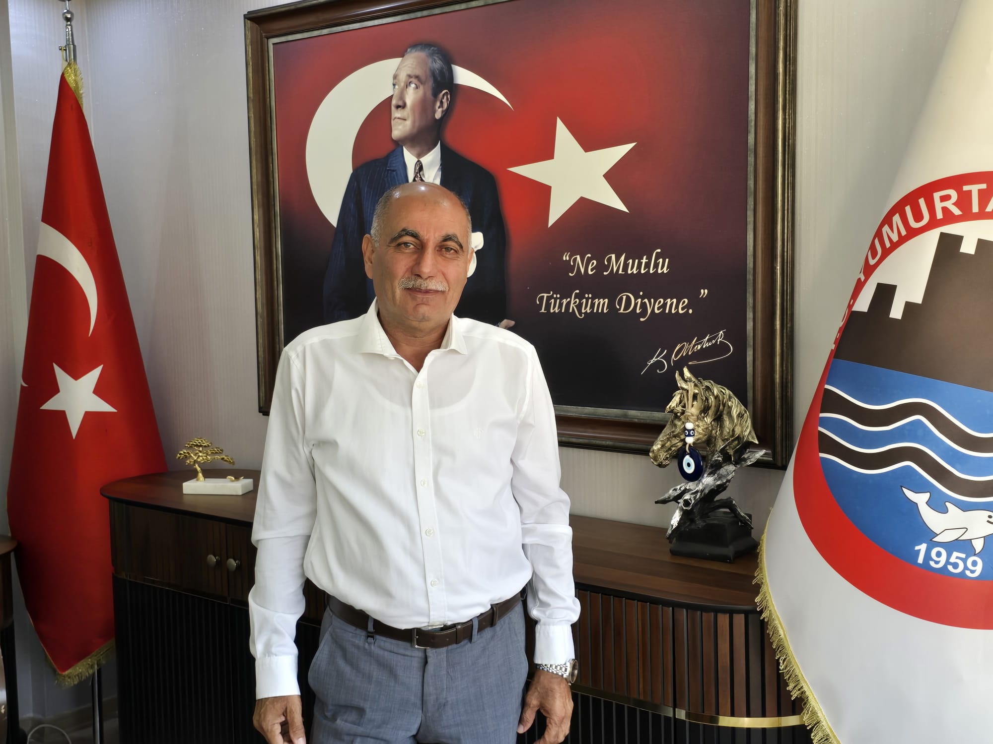 Yumurtalık Belediye Başkanı Erdinç Altıok: "Atatürk'ün izinde hemşehrilerimize hizmet ediyoruz"