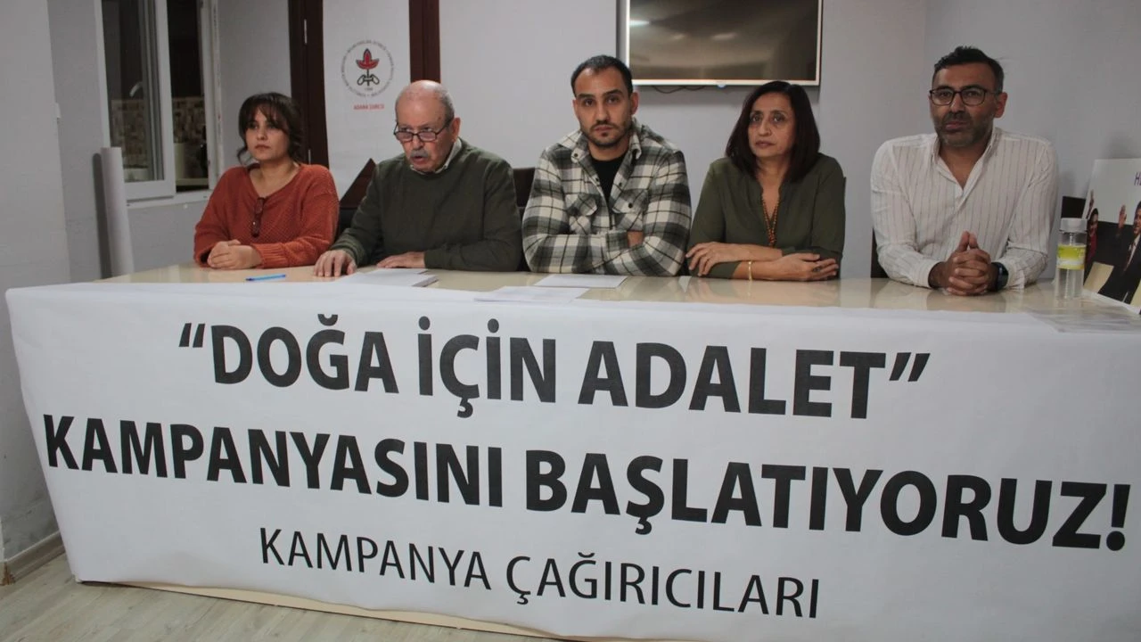 Adana'da "Doğa İçin Adalet" kampanyası başladı