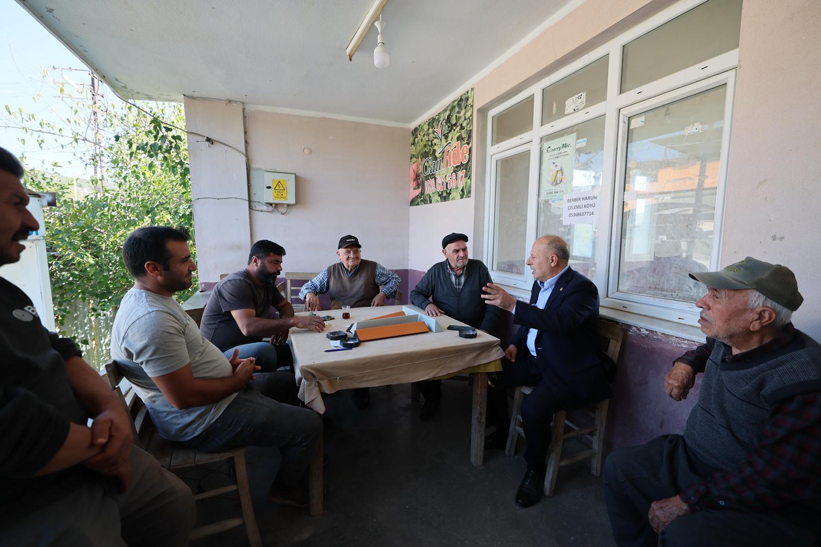 Başkan Ali Demirçalı, kırsal mahallelere çıkarma yaptı