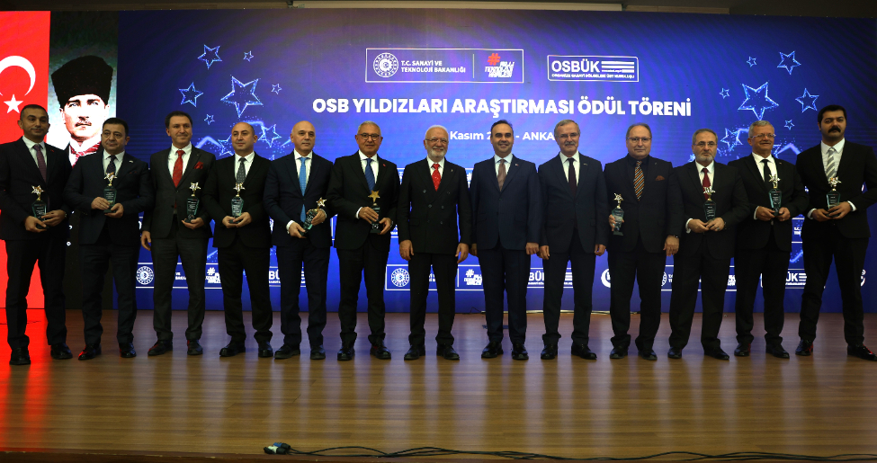 AOSB, OSBÜK araştırmasında 11 yıldızla zirveye çıktı