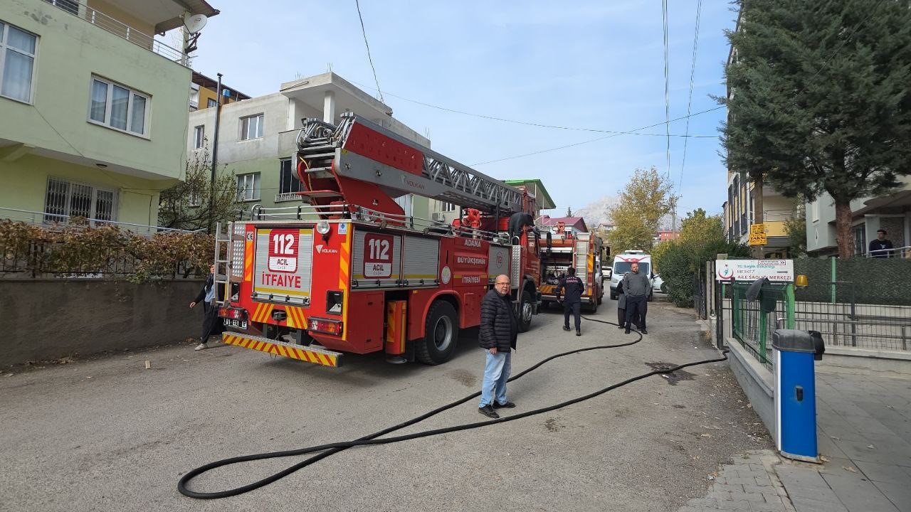 Pozantı Aile Sağlığı Merkezi'nde yangın