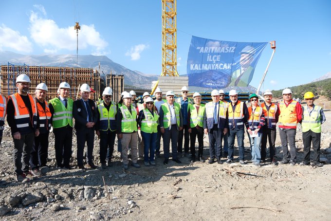 Pozantı’daki arıtma tesisi çalışmalarına Büyükşehir’den yerinde inceleme