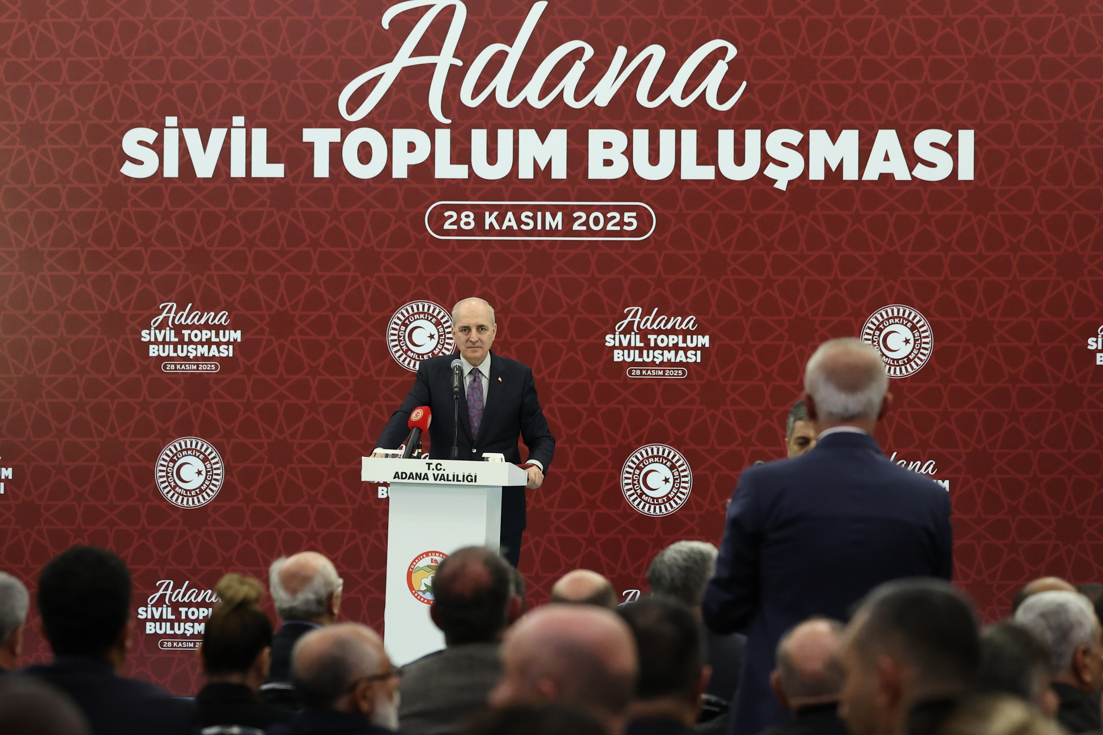 TBMM Başkanı Kurtulmuş Adana’da konuştu: “Türkiye terörle mücadelede en kritik eşiği aşmak üzere”