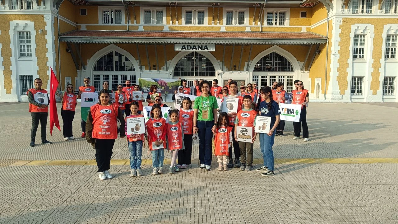 Adana’da TEMA’dan “Toprağa Saygı” yürüyüşü