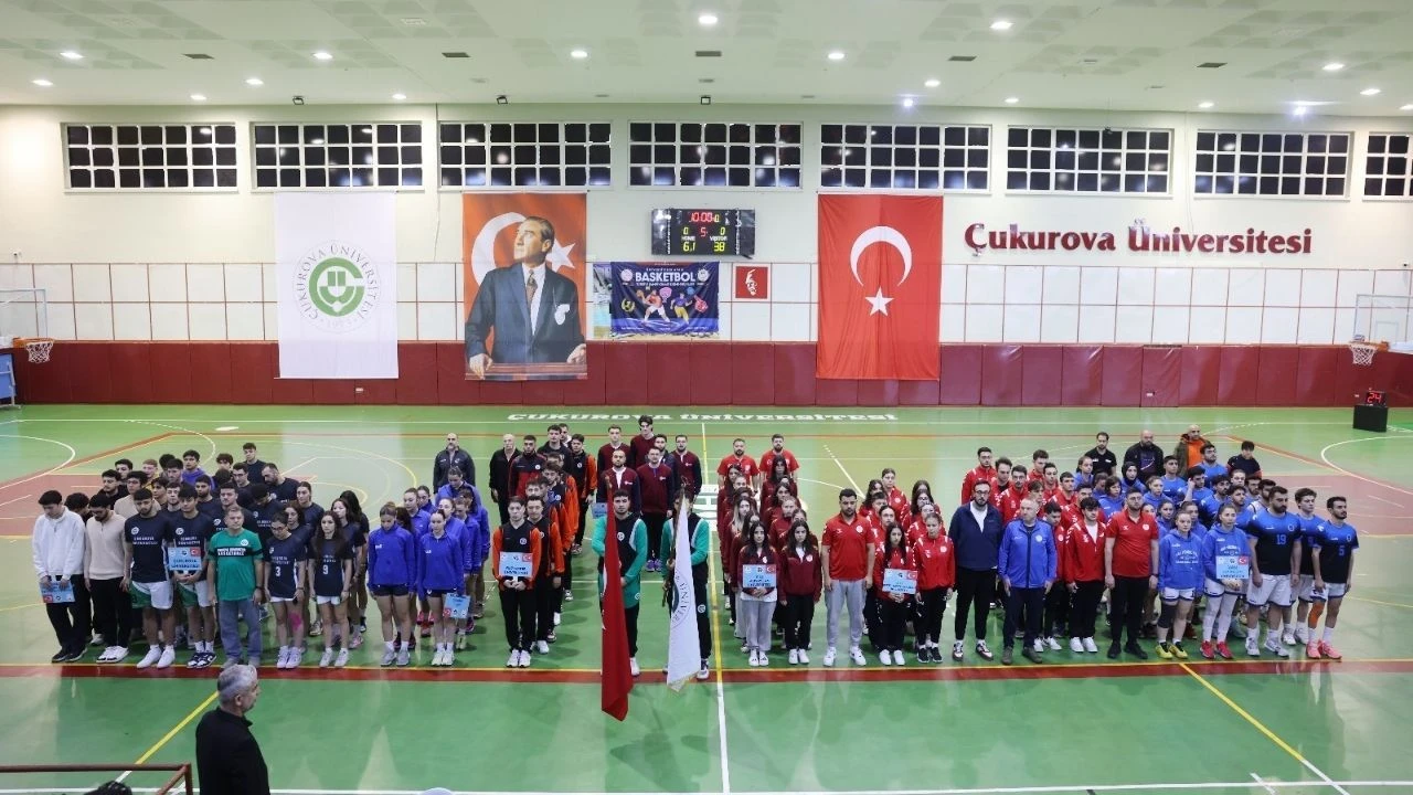 ÜNİLİG basketbol eleme müsabakaları Çukurova Üniversitesi'nde başladı
