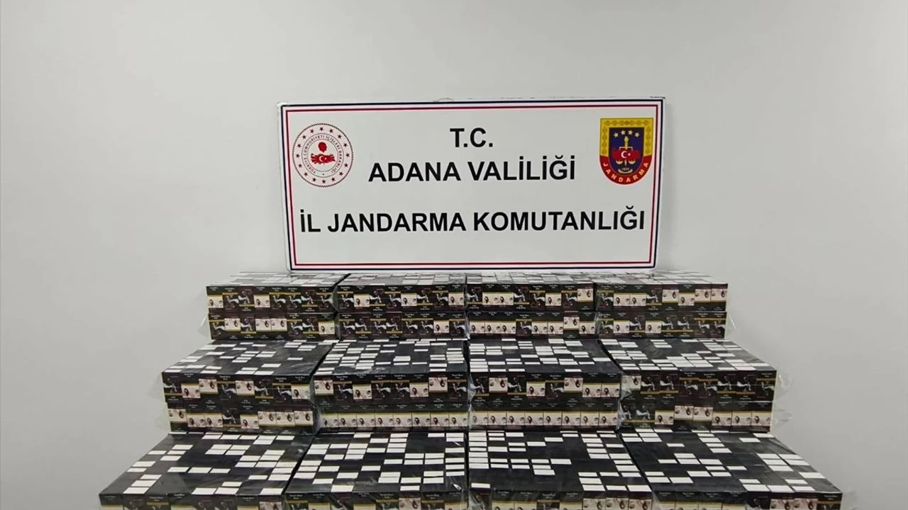 Adana’da 5 bin 300 paket kaçak sigara ele geçirildi