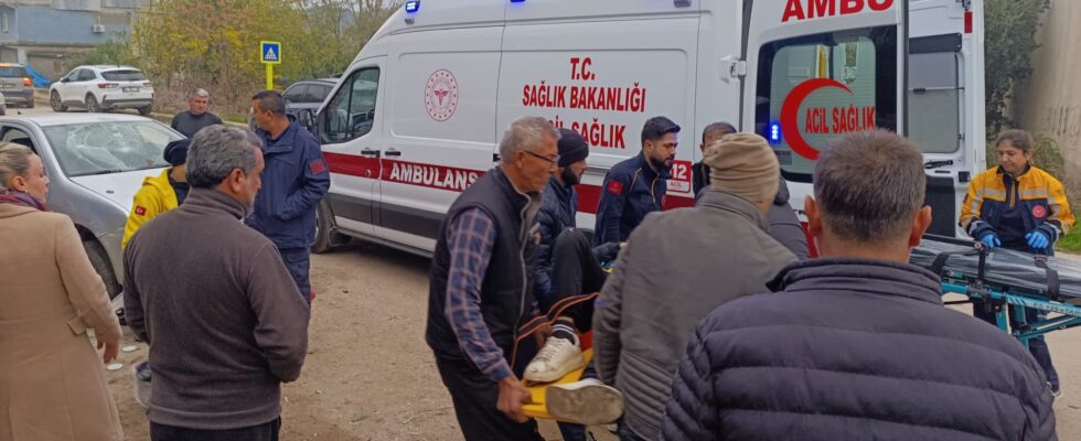 Salbaş Anadolu Lisesi yolunda sabah saatlerinde kaza: 1 öğrenci yaralandı
