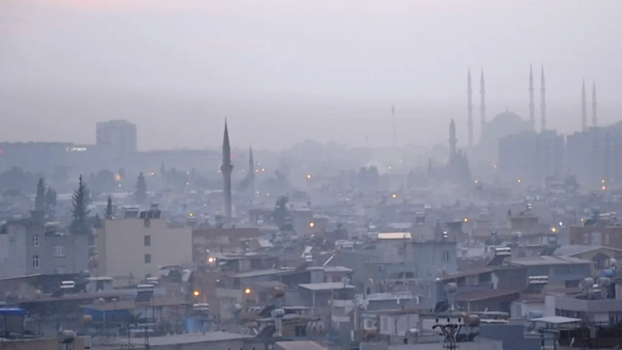 Adana’da kış aylarının gelmesiyle hava kirliliği arttı