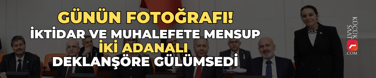 Günün fotoğrafı! İktidar ve muhalefete mensup İki Adanalı deklanşöre gülümsedi