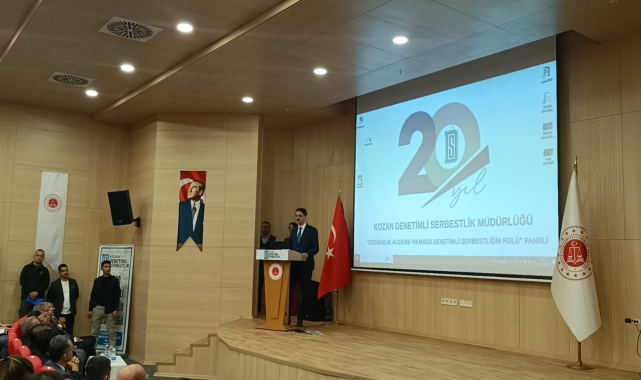 Kozan’da denetimli serbestlik sisteminin 20. yılına özel açık oturum