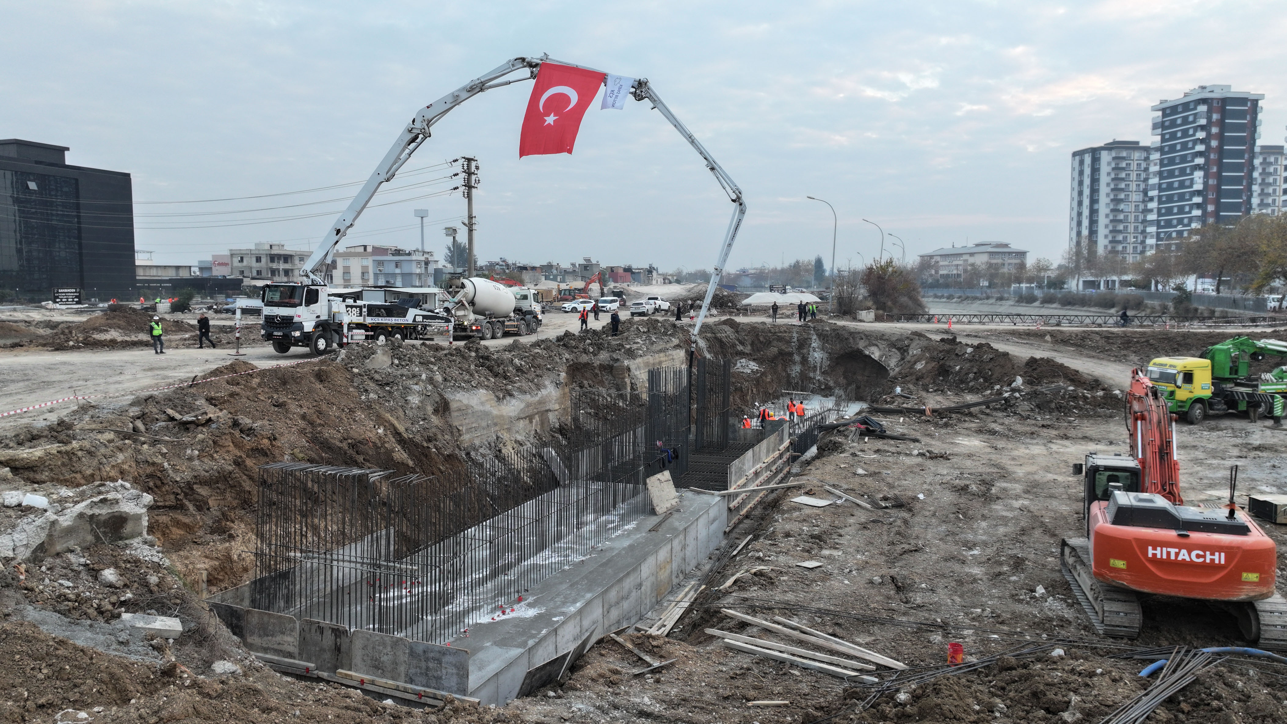 Ege Bağatur Farklı Seviyeli Kavşak Projesi’nin temeli atıldı