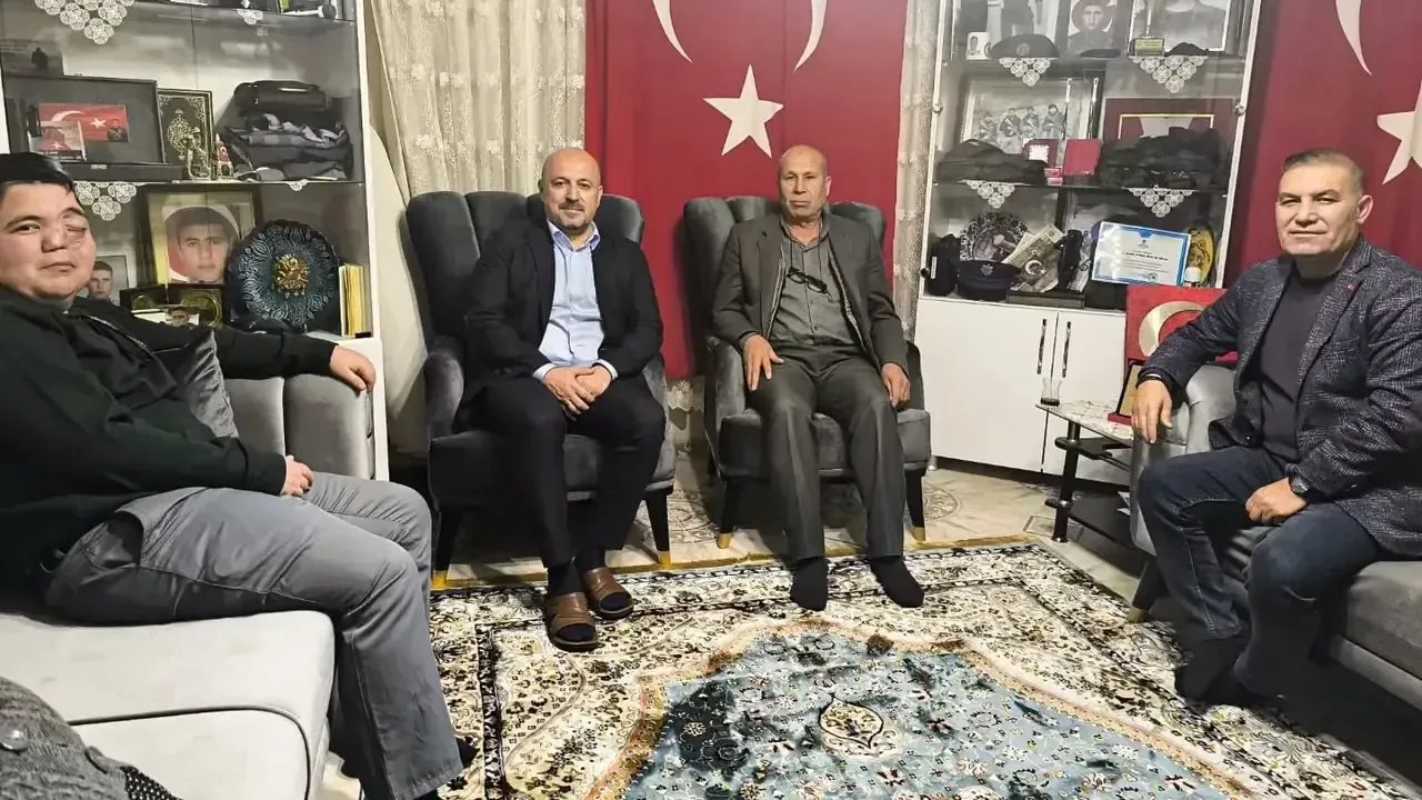 Halil Nacar’dan şehit polis Volkan Çay’ın ailesine ziyaret