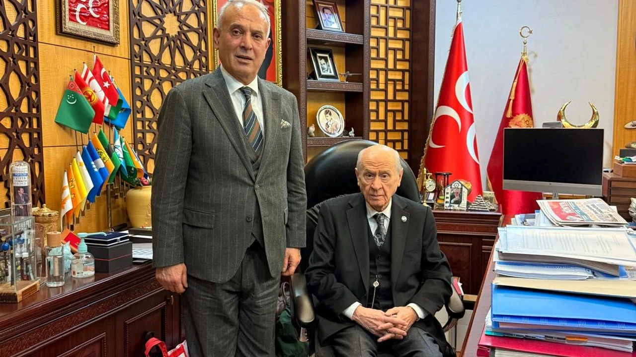 MHP Adana İl Başkanı Kanlı’dan Bahçeli’ye ziyaret