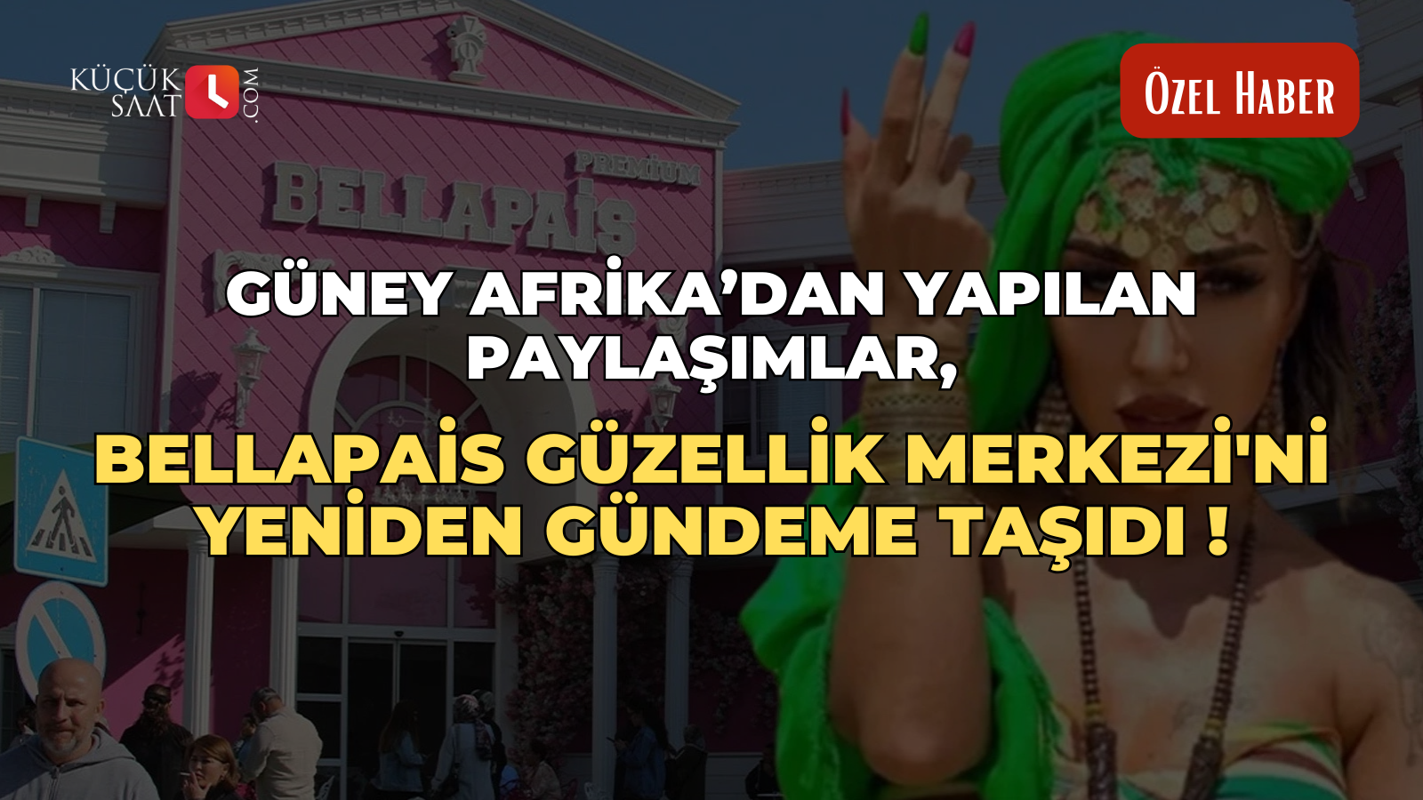 Güney Afrika’dan yapılan paylaşımlar, Bellapais Güzellik Merkezi'ni yeniden gündeme taşıdı