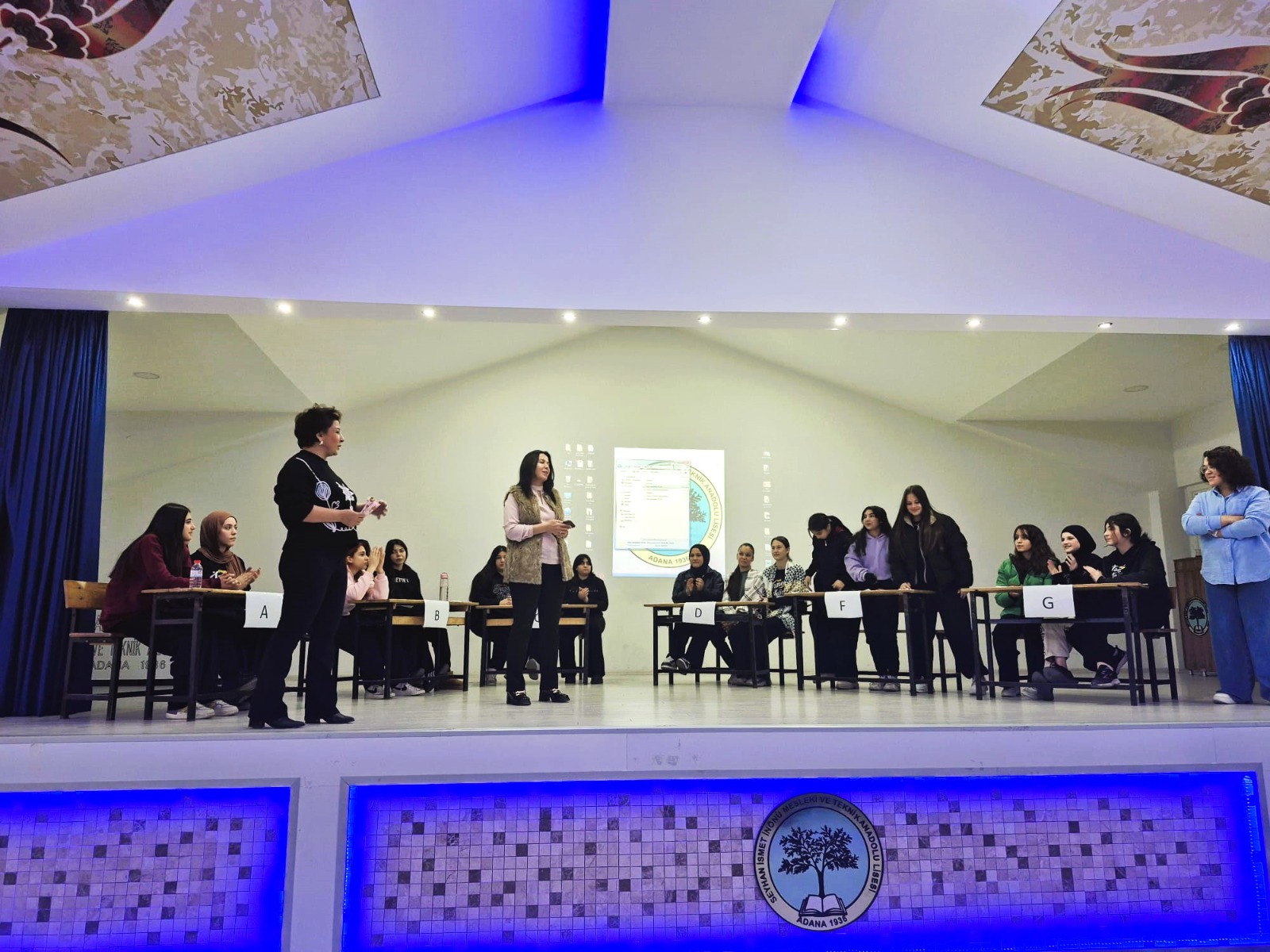 Seyhan İsmet İnönü Kız MTAL'de Bilgi Yarışması düzenlendi